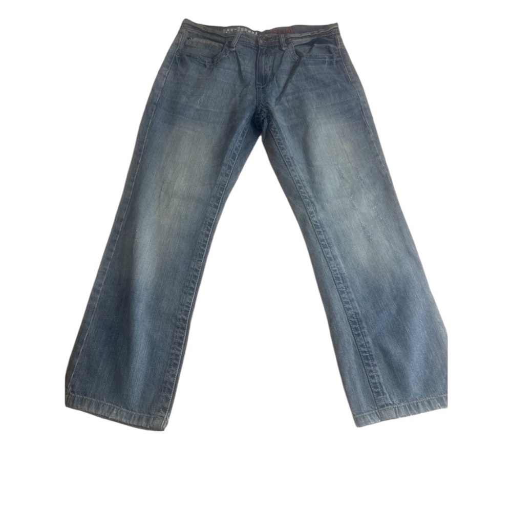 Urban Pipeline Mens 33x30 Slim Y2K Blue